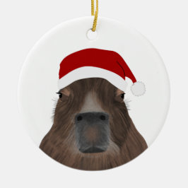 Capybara Helgdag Ornament