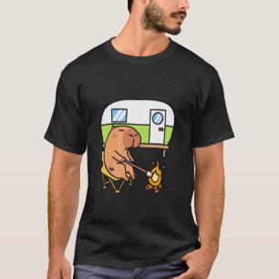 Capybara Husvagn Marshmallow TID T Shirt