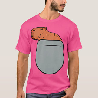 Capybara i din fickkapybara t shirt
