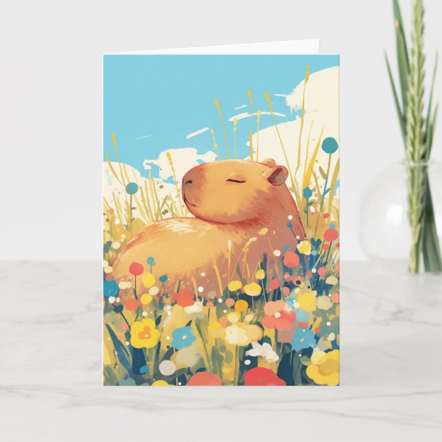 Capybara i Fält i Dreams Kort (Framsida)