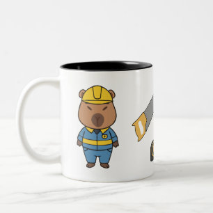 Capybara Ingenjör Mugg Funny ingenjörskaffe