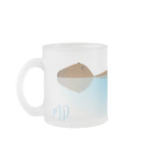 Capybara & Initialer Frosted Mugg