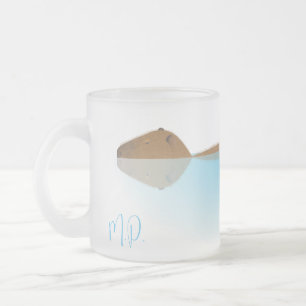 Capybara & Initialer Frosted Mugg