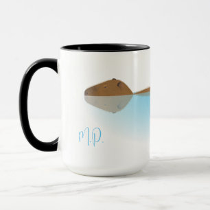 Capybara & Initialer Mugg