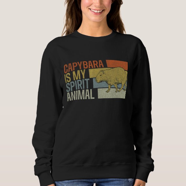 Capybara Is My Spirit Animal  Capybaras T Shirt (Framsida)