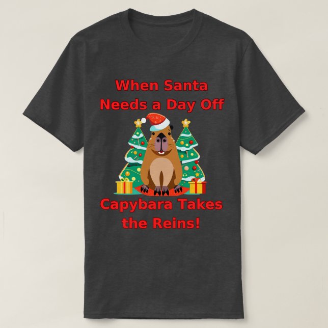Capybara jul 2 t shirt (Design framsida)