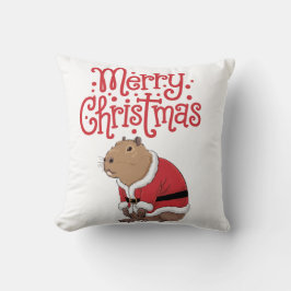 Capybara jul Pillow Kudde