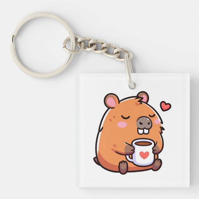Capybara kaffe kärlek (Framsidan)