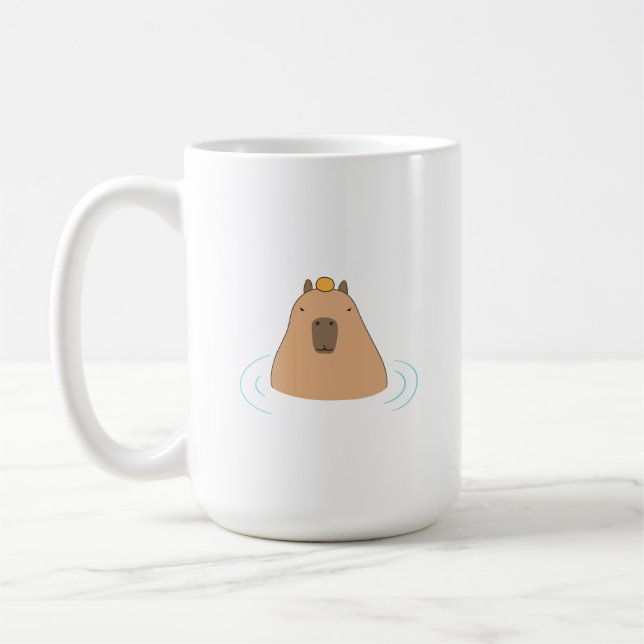 capybara kaffemugg (Vänster)