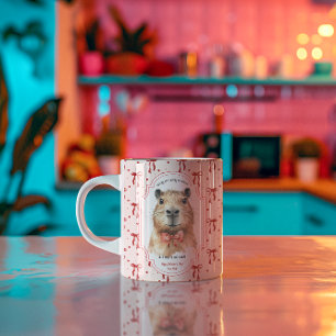 Capybara Kärlek: Ingen Lögn Alla Hjärtans Dag Kaffemugg