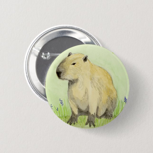 Capybara Knapp (Framsida & baksida)