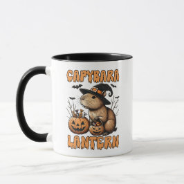 Capybara Lantern Halloween Mugg