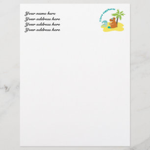 Capybara Letterhead-mall Brevhuvud