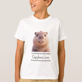 Capybara Love T Shirt