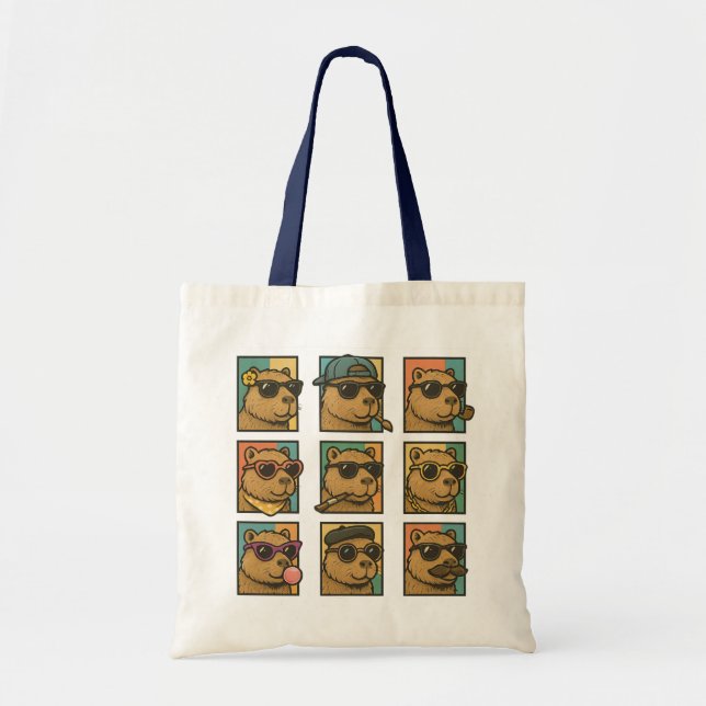 Capybara Lugn Crew Tote Bag Tygkasse (Framsidan)