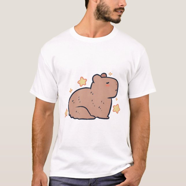 Capybara Magic T Shirt (Framsida)