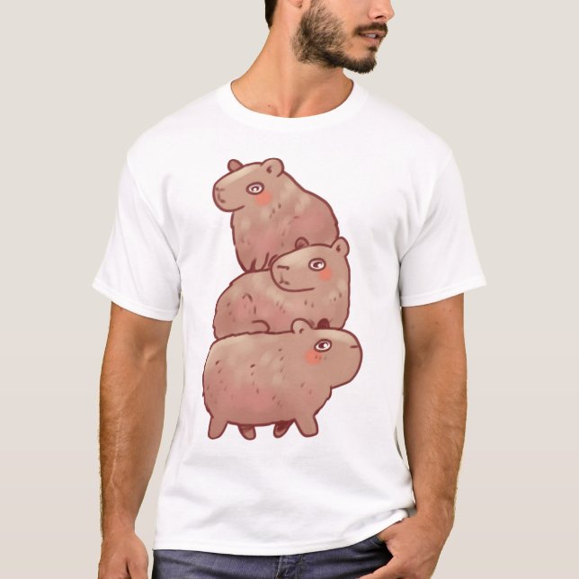 Capybara Magic T Shirt (Framsida)