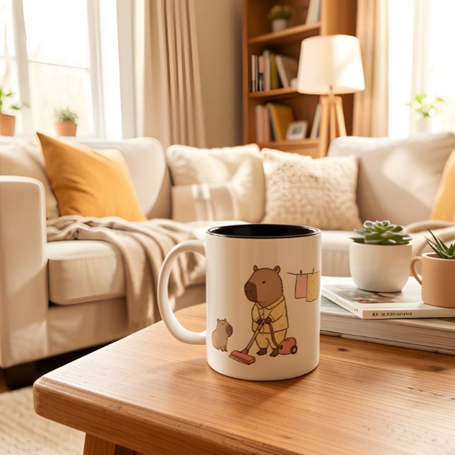 Capybara Mamma Mugg | Söt och mysig present till c (Skapare uppladdad)