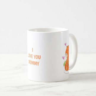 "Capybara mamma och bebis" Tekopp eller Kaffe Mugg