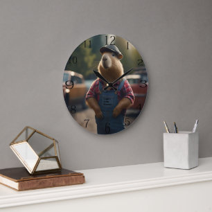 ’Capybara Mechanic: Grease, Gears and Good Vibes’ Stor Klocka