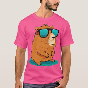 Capybara med solglasögon 6 t shirt