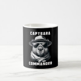 Capybara Med Solglasögon Capy Kommendör Kaffemugg