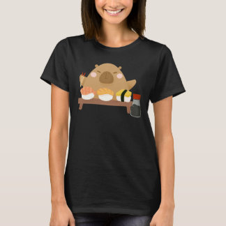 Capybara med Sushi T Shirt