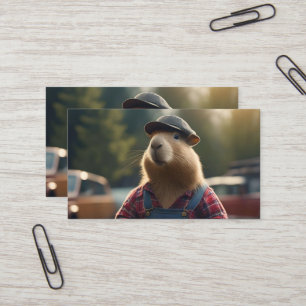 "Capybara Mekniker: Smörj, Växlar och Goda Vibrati Visitkort