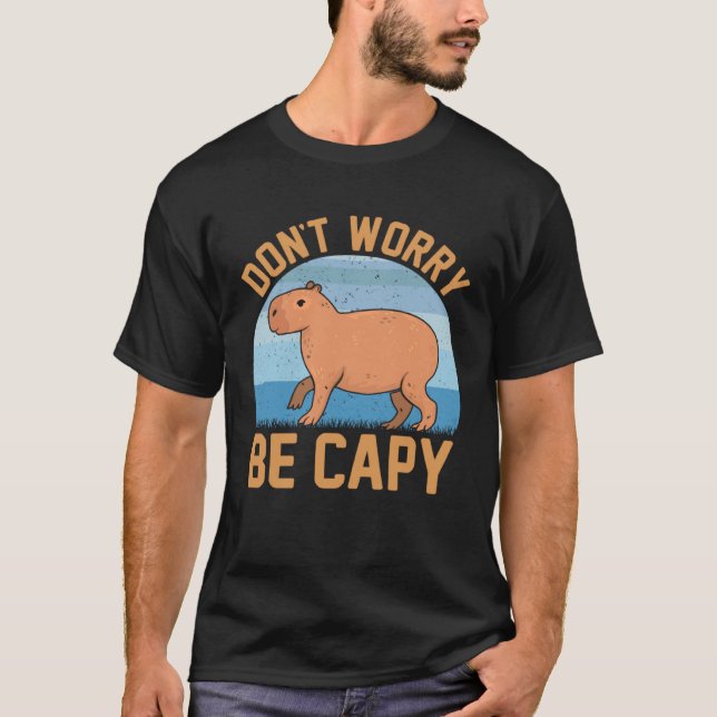 Capybara-meme Var Capy T Shirt (Framsida)