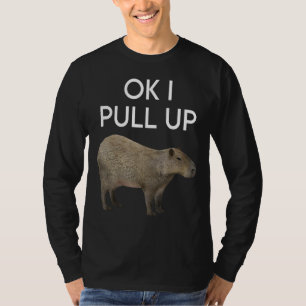 Capybara Memine Drag upp Cute Animal Rodents Mamma T Shirt