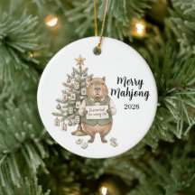 Capybara Merry Mahjong Jul Roligt Högtid