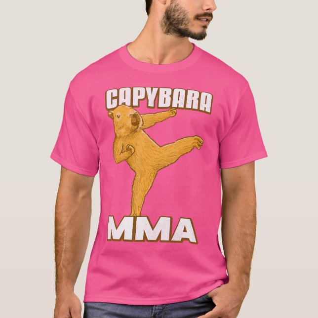 Capybara Mma T Shirt (Framsida)