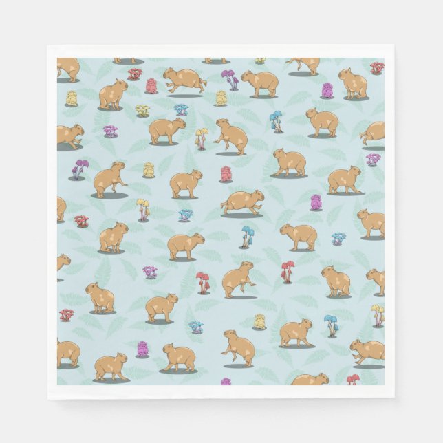 Capybara Mönster Pappersservett (Framsidan)