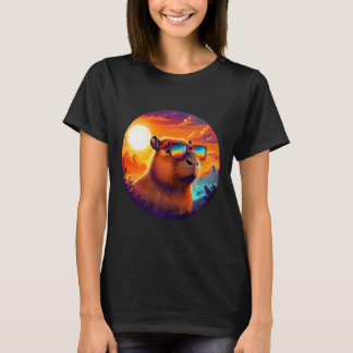 Capybara Mountain Nature Animal Wildlife Forest Ou T Shirt