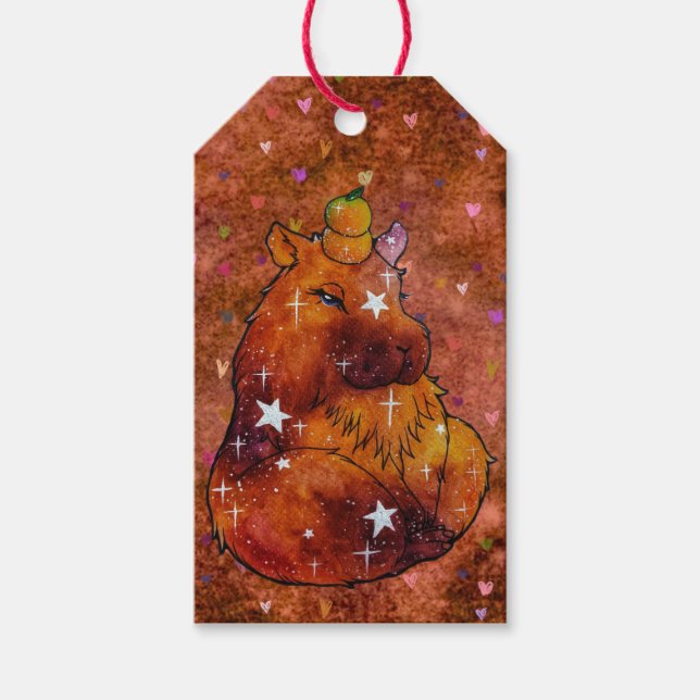 Capybara named Dream Presentetikett (Framsidan)