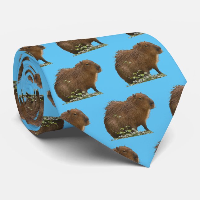 Capybara Neck Tie Slips (Rullad)