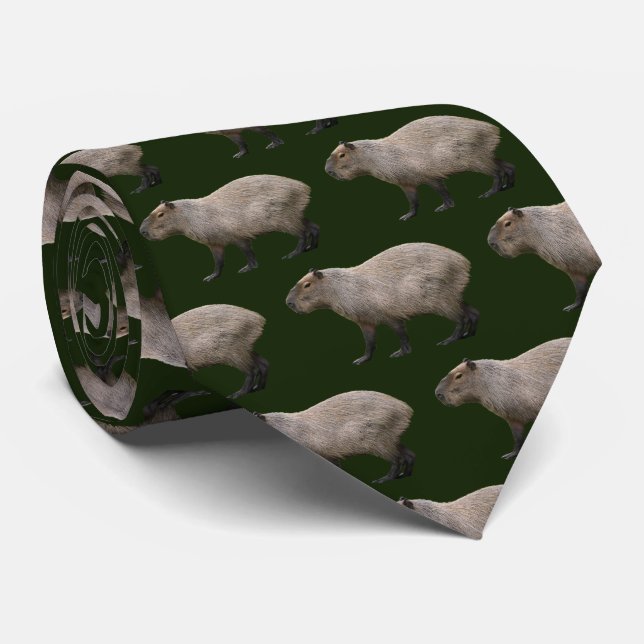 Capybara Neck Tie Slips (Rullad)