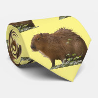 Capybara Neck Tie