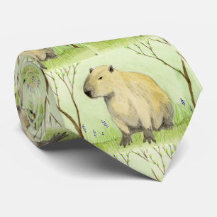 Capybara Neck Tie Slips