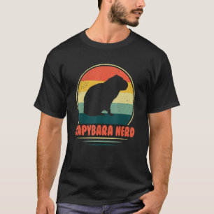 Capybara Nerd Cute Animal Rodent Capybara Pet Ow T Shirt