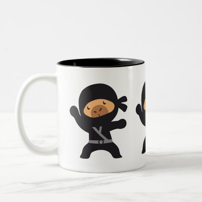 Capybara Ninja Mugg | Funy Martial Arts Animal (Vänster)