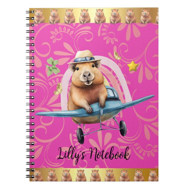 CAPYBARA NOTEBOOK- 16 ANTECKNINGSBOK (Framsidan)