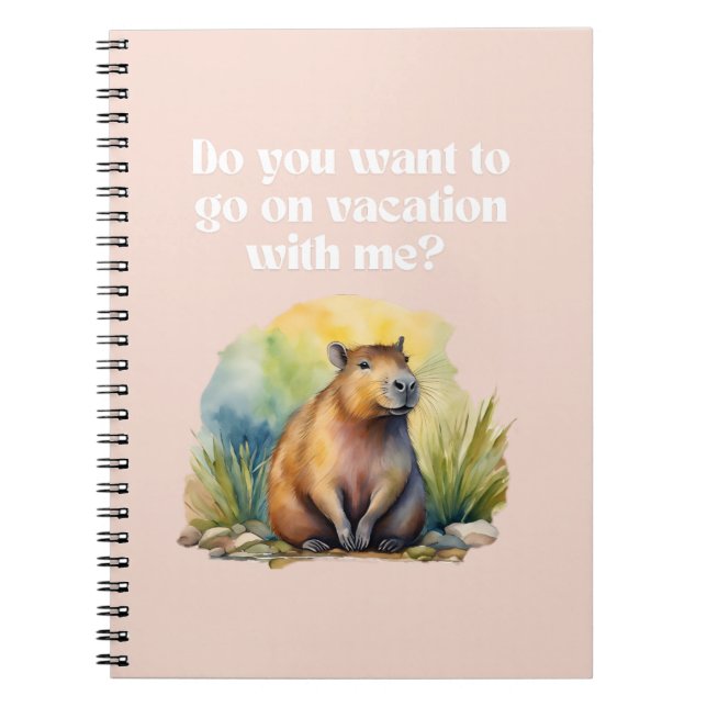 CAPYBARA NOTEBOOK-3 ANTECKNINGSBOK (Framsidan)