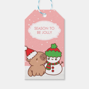 Capybara och Snögubbe har en gemensam tid på sig Presentetikett