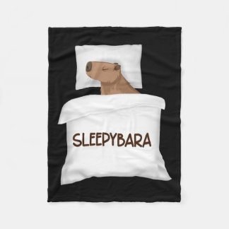 Capybara Officiell Ssov Pajamas Nightgown Sleepyba Fleecefilt