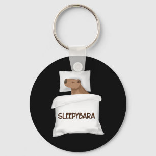 Capybara Officiell Ssov Pajamas Nightgown Sleepyba Nyckelring