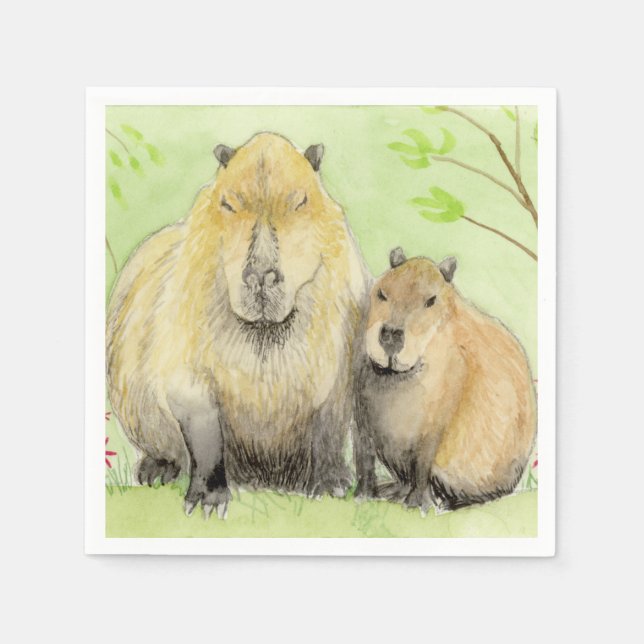 Capybara Pappersservett (Framsidan)