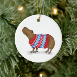 Capybara personlig Julgran dekoration