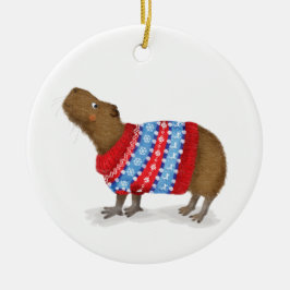 Capybara personlig Julgran dekoration