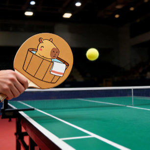 Capybara Pingis Paddle Roligt Djurtema